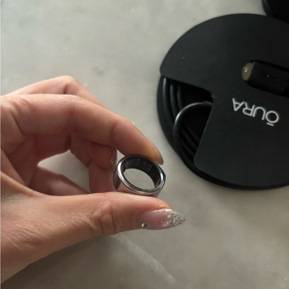 Oura Gen 3 Polished Silver Ring